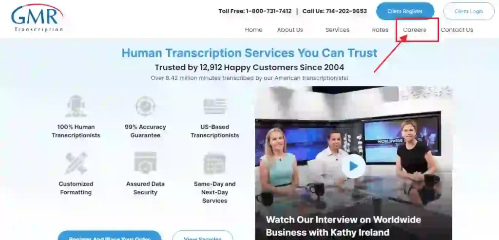 GMR transcription careers